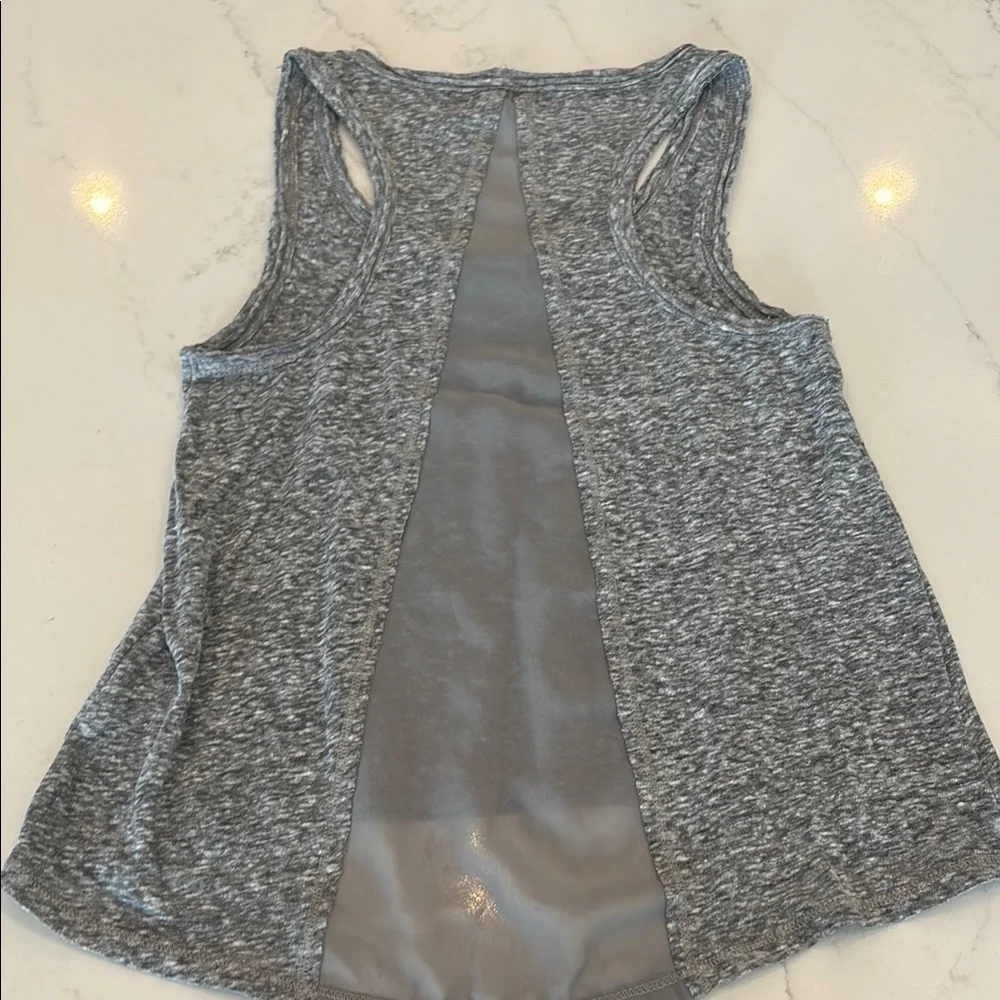 Abercrombie Kids Gray Asymmetrical Embellished Tank Top